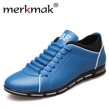 Load image into Gallery viewer, Merkmak Big Size 38-48 Men Casual Shoes Fashion Leather Shoes for Men Summer Men&#39;s Flat Shoes Dropshipping