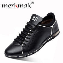 Load image into Gallery viewer, Merkmak Big Size 38-48 Men Casual Shoes Fashion Leather Shoes for Men Summer Men&#39;s Flat Shoes Dropshipping