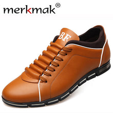 Load image into Gallery viewer, Merkmak Big Size 38-48 Men Casual Shoes Fashion Leather Shoes for Men Summer Men&#39;s Flat Shoes Dropshipping