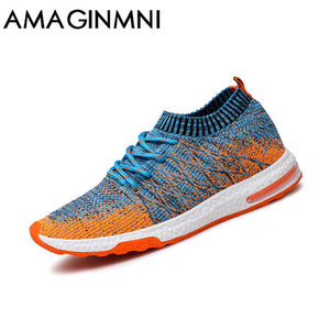 2018 New Breathable Mesh Summer Men Casual Shoes Slip On Male Fashion Footwear Slipon Walking Unisex Couples Shoes Mens Colorful