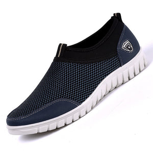 Men's Casual Shoes Sneakers Summer Mesh Breathable Comfortable Men Shoes Loafers footwears Slipon Walking Big Size 38-48