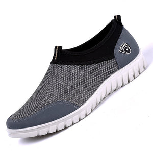 Men's Casual Shoes Sneakers Summer Mesh Breathable Comfortable Men Shoes Loafers footwears Slipon Walking Big Size 38-48