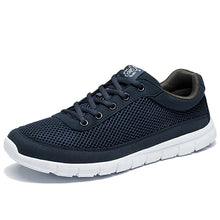 Load image into Gallery viewer, Brand Men Casual Shoes Breathable Lace-Up Walking Shoes Summer Lightweight Comfortable Walking Men Shoes Black Plus Size 48
